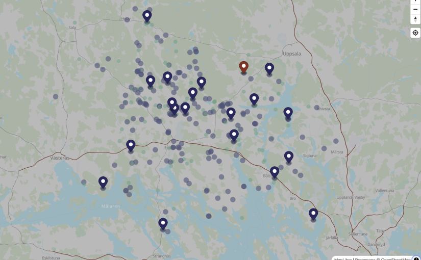 Nytt kartunderlag på webbsidan